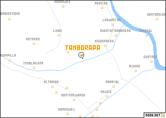 map of Tamborapa