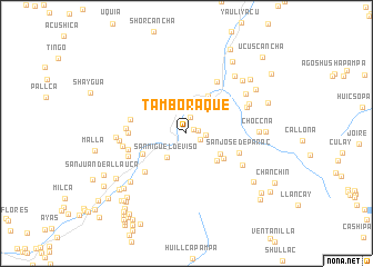 map of Tamboraque