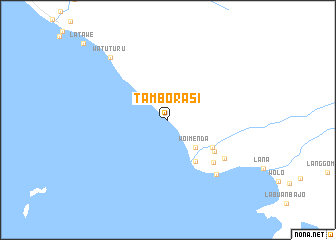 map of Tamborasi