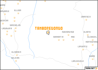 map of Tambo Redondo