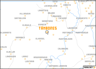 map of Tambores