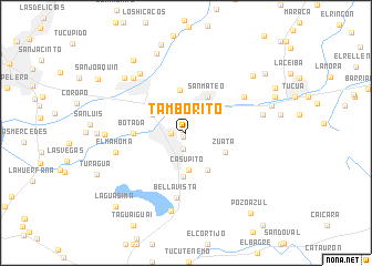 map of Tamborito