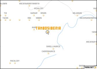 map of Tambo Siberia