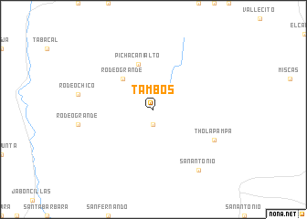 map of Tambos