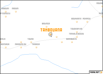 map of Tambouana