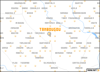 map of Tambougou