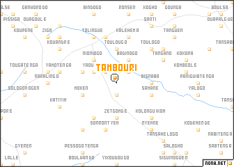 map of Tambouri