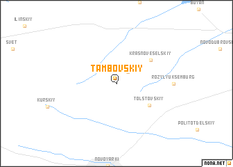 map of Tambovskiy