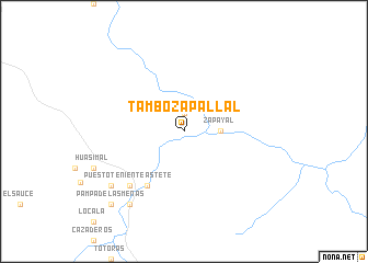 map of Tambo Zapallal