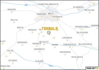 map of Ţambula