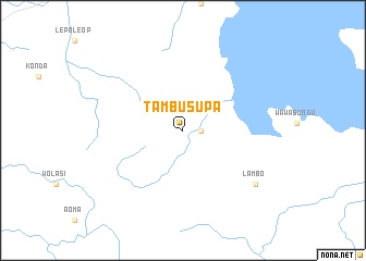 map of Tambusupa