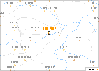 map of Tambwe