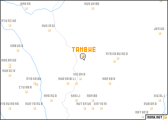 map of Tambwe