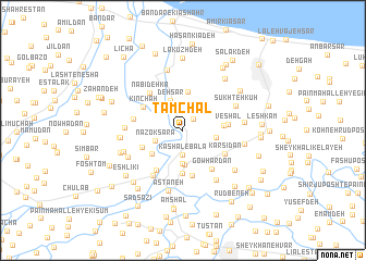 map of Tamchāl