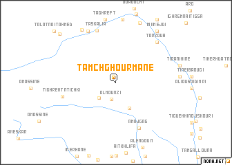 map of Tamchghourmane