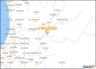 map of Tamdagan