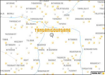 map of Tamda nʼIgourdane