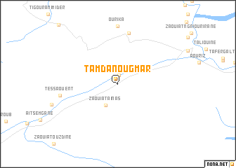 map of Tamda nʼOugmar