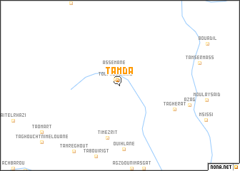 map of Tamda