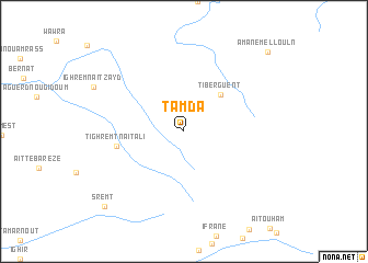 map of Tamda