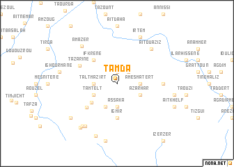 map of Tamda