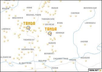 map of Tamda