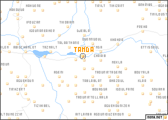 map of Tamda