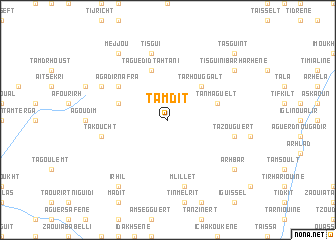 map of Tamdit