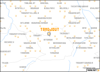 map of Tamdjout