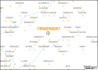 map of Tamdrhoust