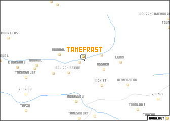 map of Tamefrast