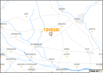 map of Tamegai