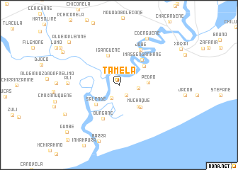 map of Tamela