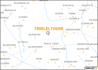 map of Tamelelt Kdima