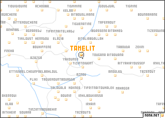 map of Tamelit