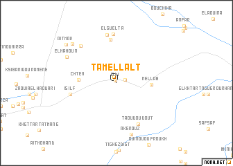 map of Tamellalt