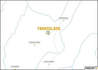 map of Tamenglong