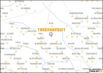 map of Tamenharouit