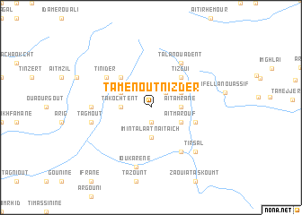 map of Tamenout nʼIzder