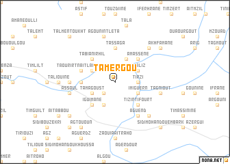 map of Tamergou