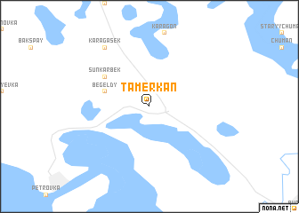 map of Tamerkan