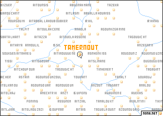 map of Tamernout