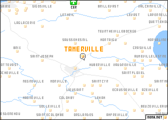 map of Tamerville