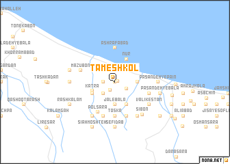 map of Tameshkol