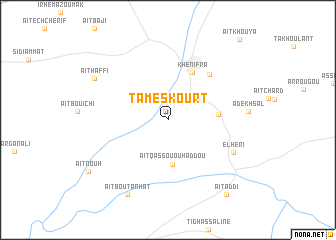 map of Tameskourt