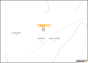 map of Tametit