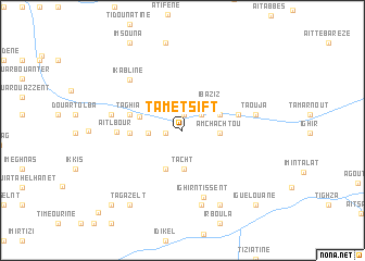 map of Tametsift