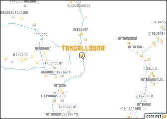 map of Tamgallouna