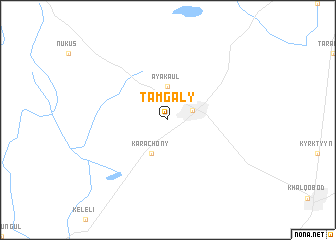 map of Tamgaly