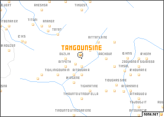 map of Tamgounsine